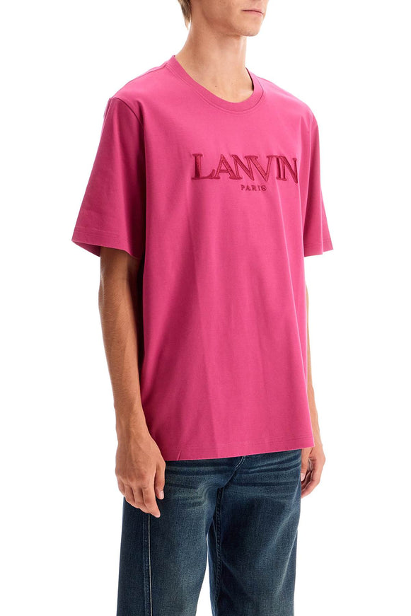 Lanvin t-shirt with embroidered logo design