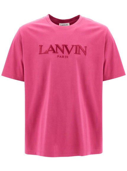 Lanvin t-shirt with embroidered logo design