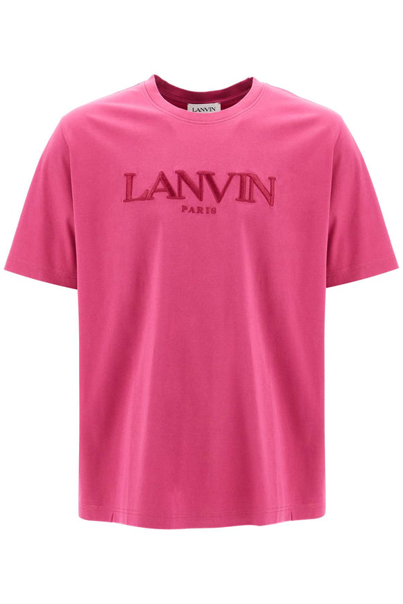 Lanvin t-shirt with embroidered logo design