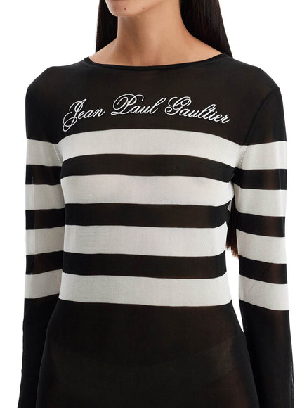 JEAN PAUL GAULTIER Abito in maglia marinière Signature