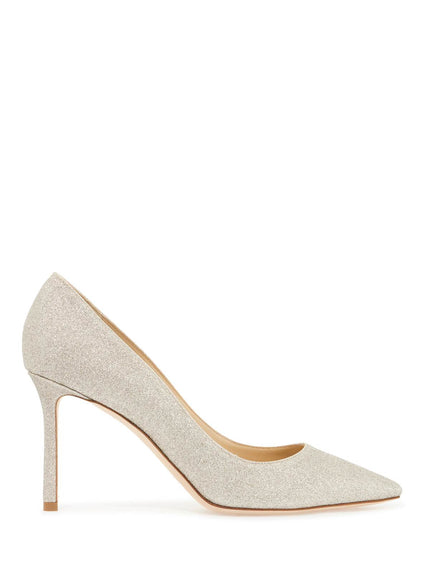 Jimmy Choo romy 85 dusty glitter pumps