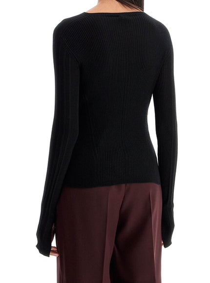 Lanvin ribbed crewneck sweater