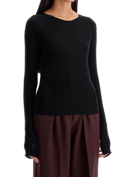 Lanvin ribbed crewneck sweater