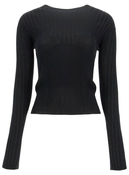 Lanvin ribbed crewneck sweater