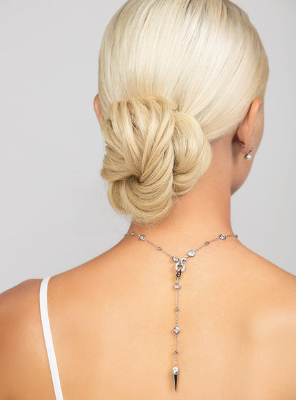 Ricky Spike Charm Lariat Necklace