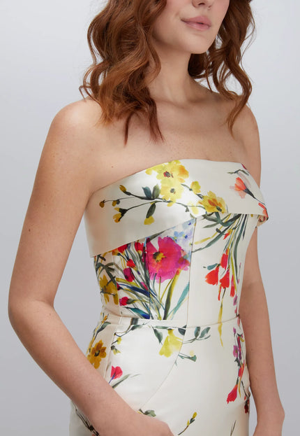 Anne Barge Robyn Floral Mikado Midi Gown