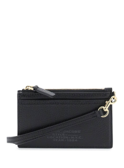 Marc Jacobs the leather top zip wristlet