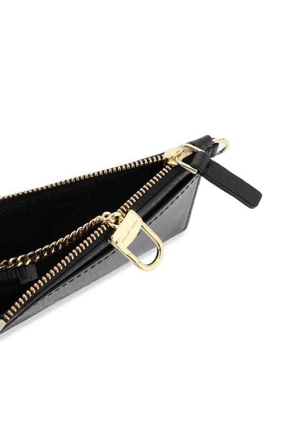 Marc Jacobs the leather top zip wristlet