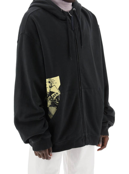 Maison Margiela "maxi zip-up sweatshirt with