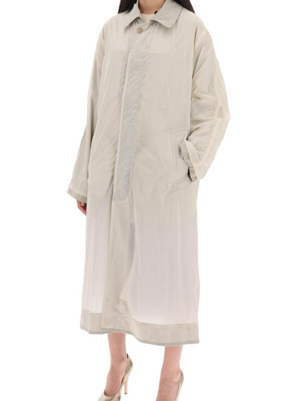 Maison Margiela reversible trench coat with déco