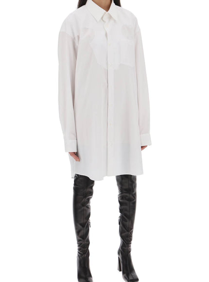 Maison Margiela poplin shirt dress in eight words