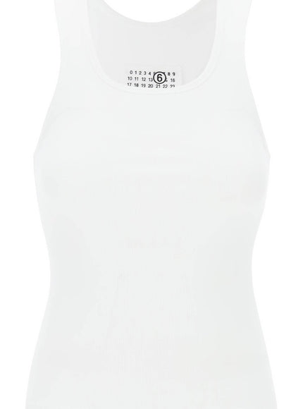 MM6 Maison Margiela tank top with numeric logo