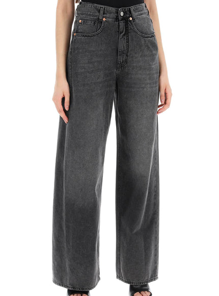 MM6 Maison Margiela hybrid panel jeans with seven