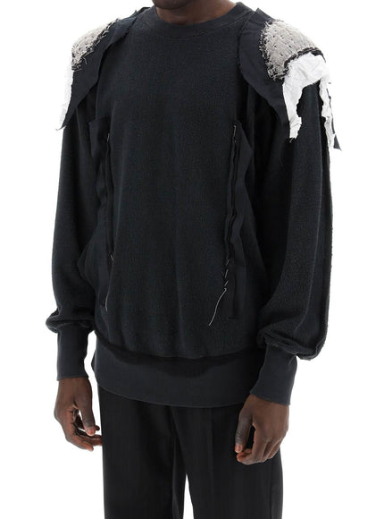 Maison Margiela inside-out sweatshirt