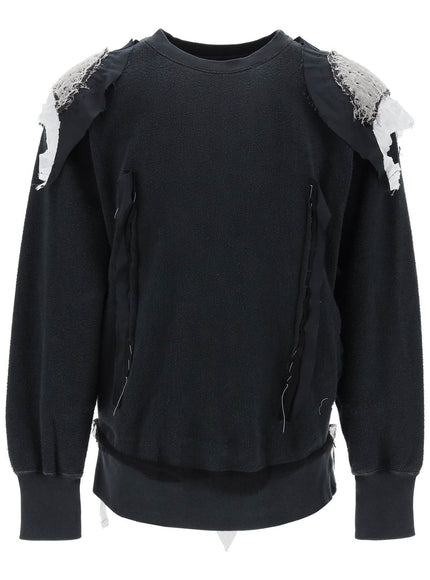 Maison Margiela inside-out sweatshirt