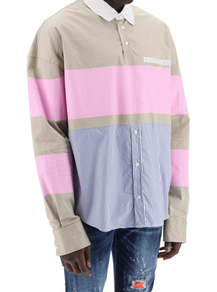 Dsquared2 oversized hybrid shirt