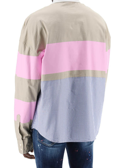 Dsquared2 oversized hybrid shirt