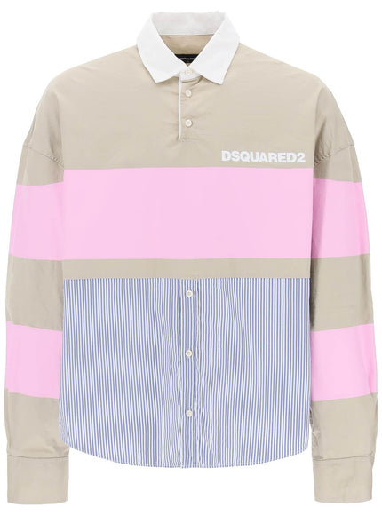 Dsquared2 oversized hybrid shirt