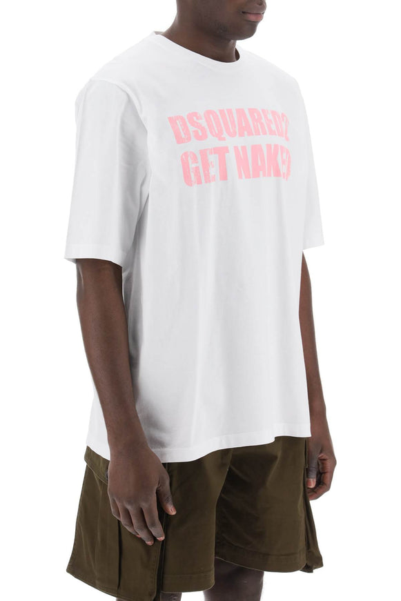 Dsquared2 skater fit printed t-shirt