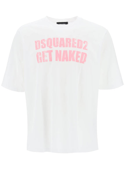 Dsquared2 skater fit printed t-shirt