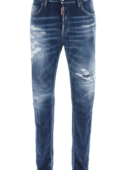 Dsquared2 destroyed denim jeans in 642 style