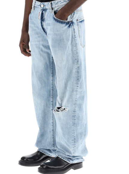 Dsquared2 "oversized jeans with destroyed