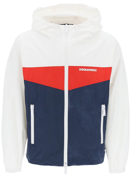 Dsquared2 color block windbreaker jacket