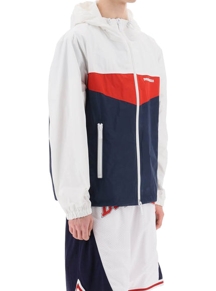 Dsquared2 color block windbreaker jacket