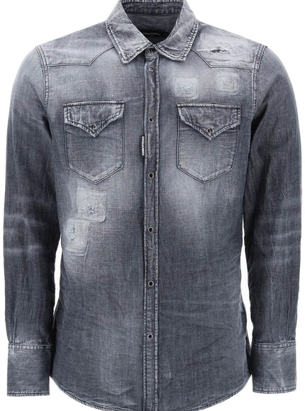 Dsquared2 denim western shirt