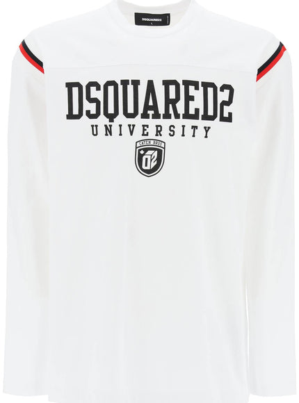 Dsquared2 long-sleeved varsity t-shirt