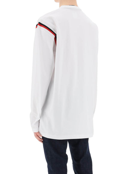 Dsquared2 long-sleeved varsity t-shirt