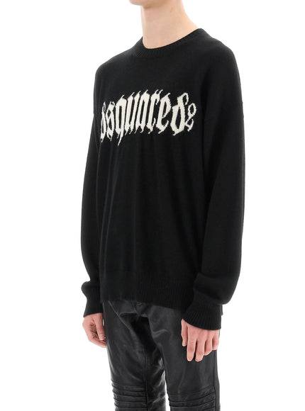 Dsquared2 gothic logo sweater