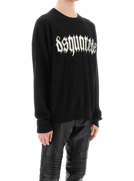 Dsquared2 gothic logo sweater