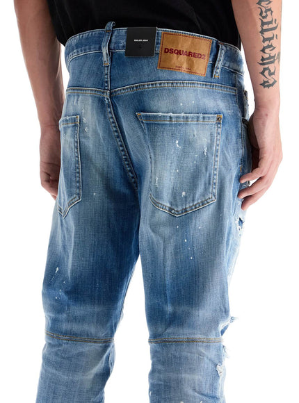 Dsquared2 cropped sailor jeans for