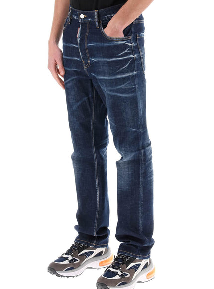 Dsquared2 642 jeans in dark clean wash