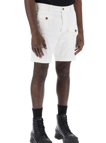 Dsquared2 sexy cargo bermuda shorts for