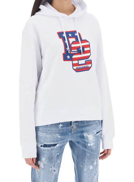 Dsquared2 cool fit hoodie with graphic print