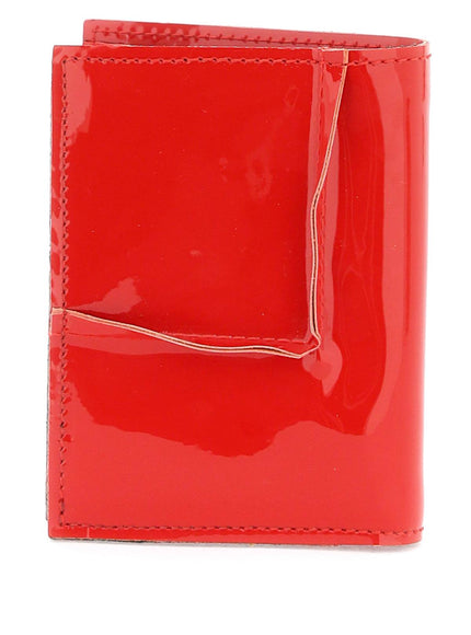 Comme Des Garcons Wallet bifold patent leather wallet in