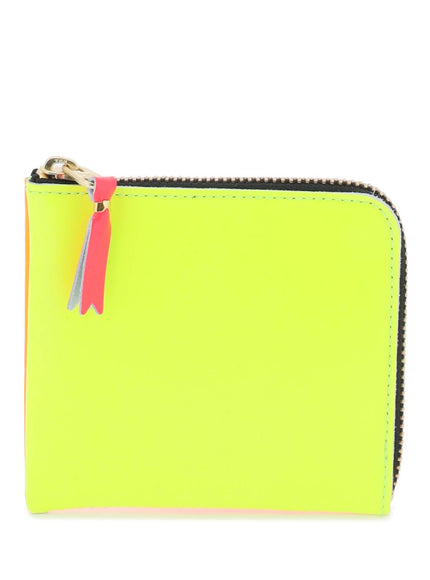 Comme Des Garcons Wallet super fluo small bifold wallet