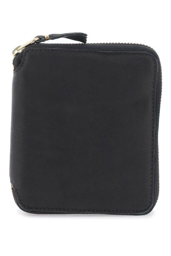 Comme Des Garcons Wallet washed leather zip-around wallet