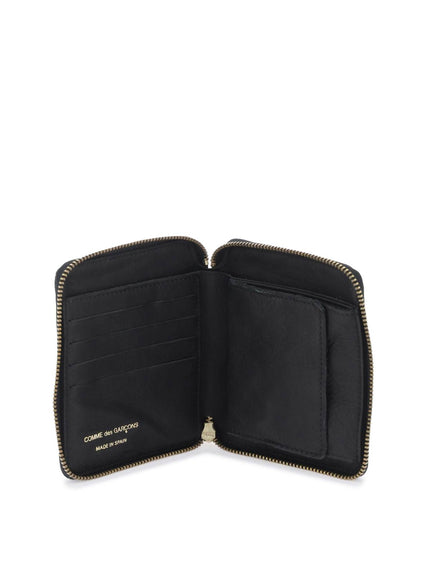 Comme Des Garcons Wallet washed leather zip-around wallet