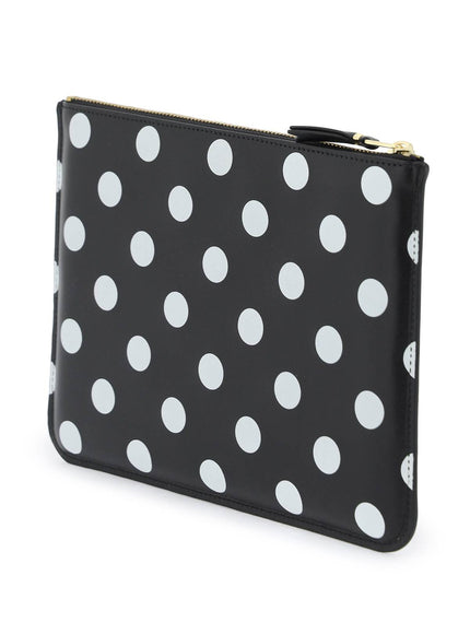 Comme Des Garcons Wallet polka dots pouch