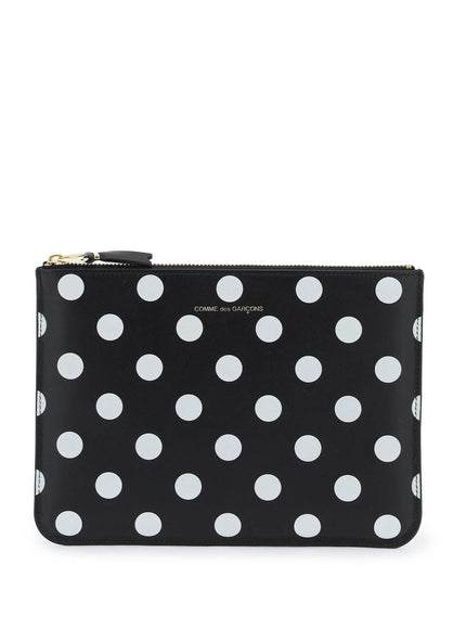 Comme Des Garcons Wallet polka dots pouch