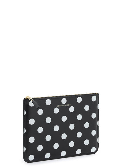 Comme Des Garcons Wallet polka dots pouch