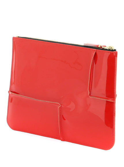 Comme Des Garcons Wallet glossy patent leather