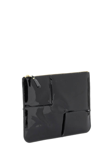 Comme Des Garcons Wallet glossy patent leather