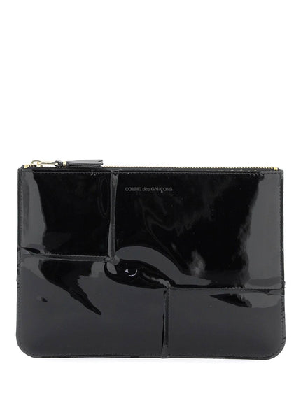 Comme Des Garcons Wallet glossy patent leather