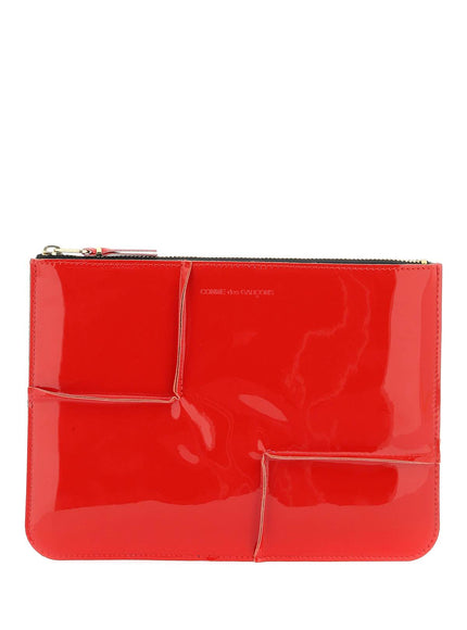 Comme Des Garcons Wallet glossy patent leather