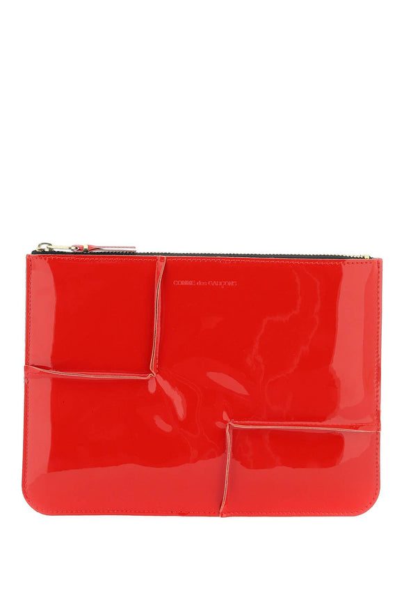 Comme Des Garcons Wallet glossy patent leather