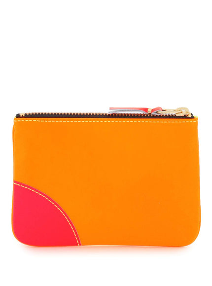 Comme Des Garcons Wallet fluo mini pouch